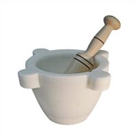 Macael marble mortar and pestle
