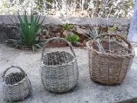 Baskets of olive twigs